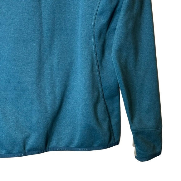 Mammut‎ Teal Blue Borah Fleece Asymmetrical Jacket Women’s Small 1010-19190 - Picture 9 of 12